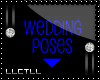 Wedding Pose Sign *Blue