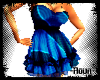 -Aqua- Blue Styled Dress