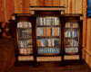 elegant antique bookcase