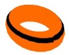 orange/black tube