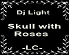 Skull w. Roses DjLight
