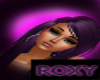 Roxy Purple Shiny Satin