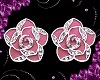 Pink Flowers Earrings