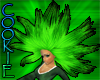 Green mermaid hair