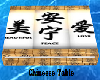 Chineese Table