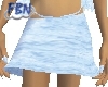 White Blue Skirt