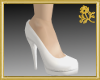 White Fashion Pumps