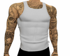 Grey Tatted Tank Top