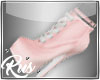 Rus: pink ankle boots