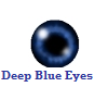 Deep Blue Anime Eyes