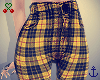 ⚓ Yellow Plaid Jeans 