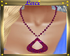 ~L~Drop Necklace Red