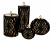 Candle Black / Gold