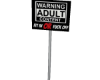Adult Content sign