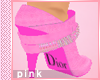 PINK-Dior Boots