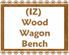 (IZ) Wood Wagon Bench