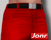 Baggy Ripped Jeans Red