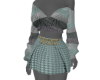 Mint Sweater w/Skirt