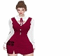 EL - Red School Dress