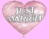 JUST MARRIED BALLOON