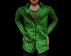 EJ*Green check shirt