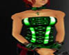 [DA] kissed green corset