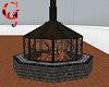 Round Fire Place