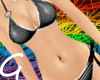 {G} Black Striped Kini