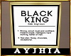 a" Black King Art