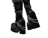 Grunge chain boots