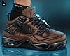Retro 4s Sneakers Choco