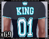 x69l> Neon King Shirt