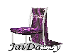 [JD]Purple Flower Chair