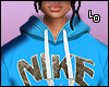 L. Hoodie N!ke Blue
