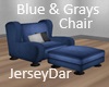 Blue & Grays Chair