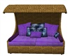 wicker kissing couch
