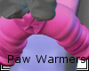 Pink Paw Warmers (M)