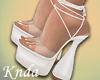 K* Special White Heels