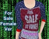 For Sale Female Ver