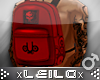 !xLx! Dub Backpack Red/M