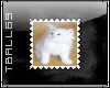White Kitten Stamp
