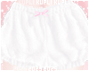 Kawaii White Fur Shorts