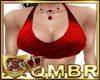 QMBR Halter Top Red