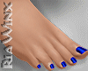Kobalt Blue Bare Feet