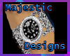 (MD)Mens Bling Watch