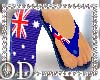 (OD)Thongs Aussie Flag