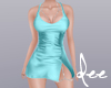 !D Aqua Diamond Dress
