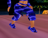 blue rave pants