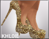 Giltter me gold heels k