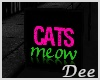 Cats Meow Bar Sign